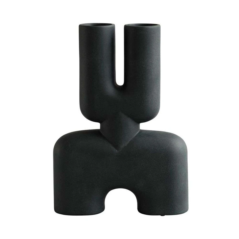 101 COPENHAGEN - Cobra Double Vase Hexa Black 101 COPENHAGEN - Cobra Double Vase Hexa Black