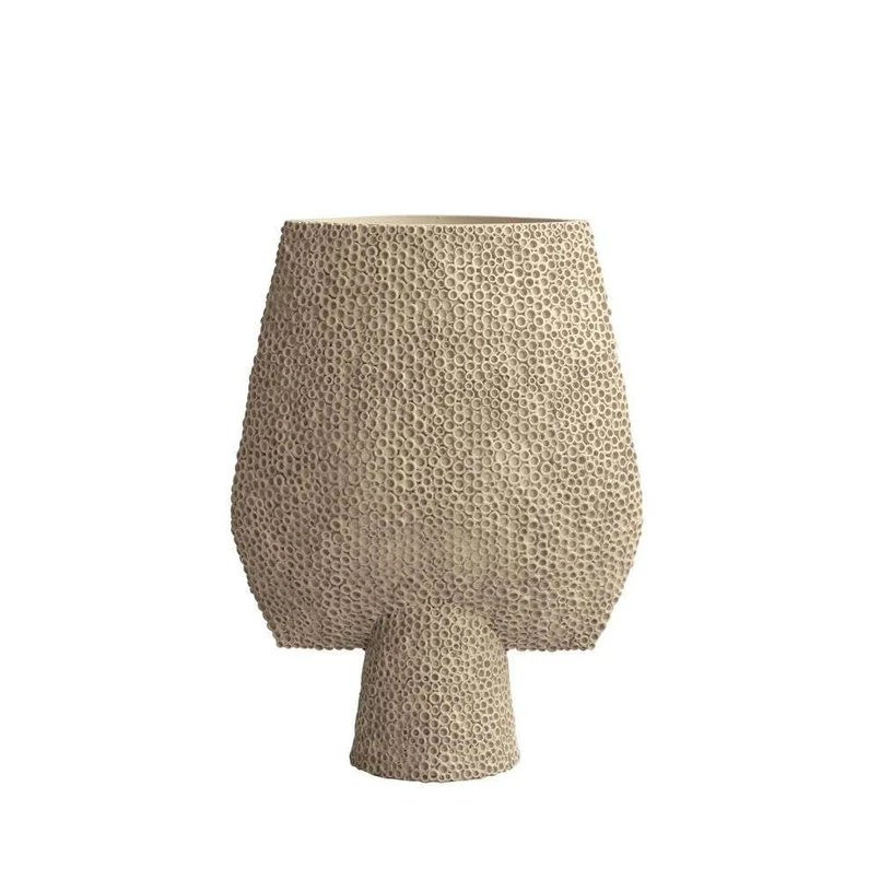 101 COPENHAGEN - Sphere Vase Square Shisen Big Sand 101 COPENHAGEN - Sphere Vase Square Shisen Big Sand