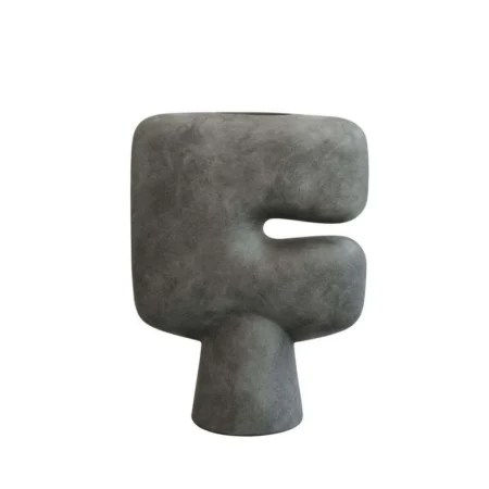 101 COPENHAGEN - Tribal Vase Big Mørk Grå