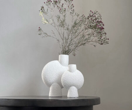 101 CPH Sphere Bubl Vase - medio - bubble hvid