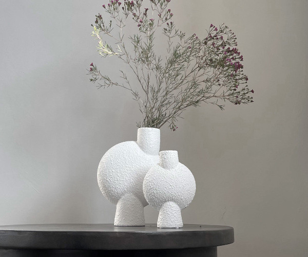 101 CPH Sphere Bubl Vase - medio - bubble hvid 101 CPH Sphere Bubl Vase - medio - bubble hvid