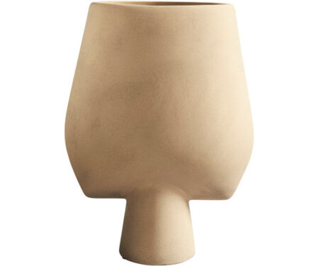 101 CPH Sphere Square Vase - big - sand - Rød