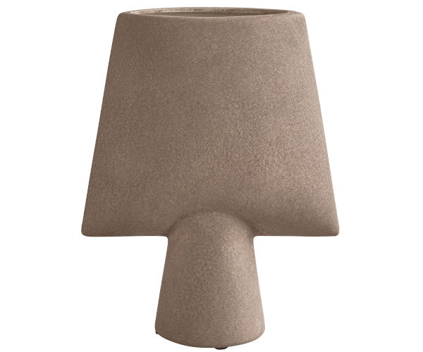 101 CPH Sphere Square Vase - mini - taupe 101 CPH Sphere Square Vase - mini - taupe