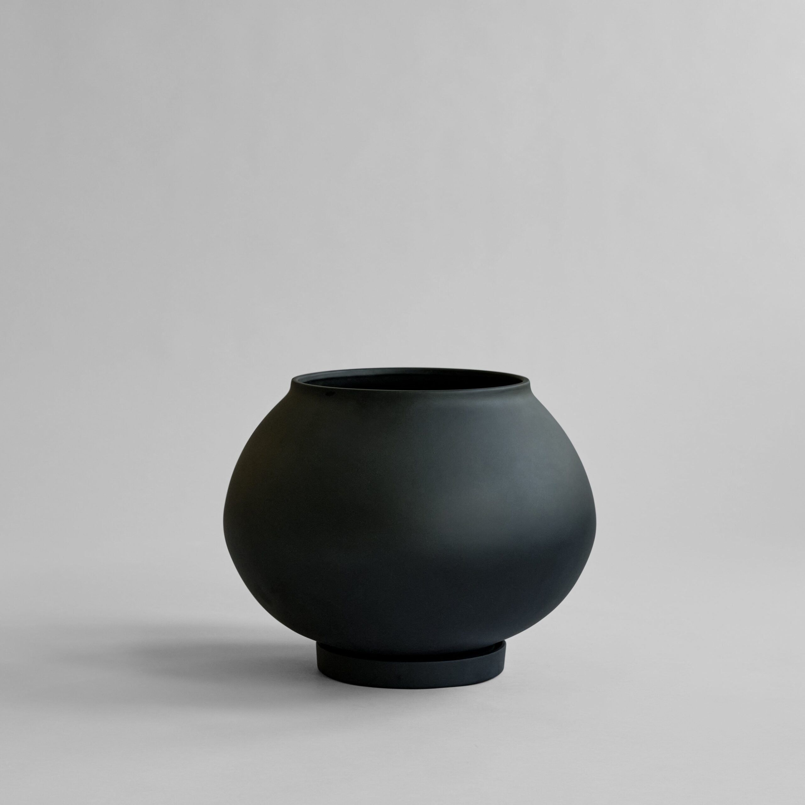 101 CPH Sunao Plant Pot Fat, Big - Black 101 CPH Sunao Plant Pot Fat, Big - Black