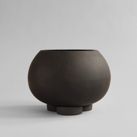 101 CPH Urchin Plant Pot, Big - Coffee