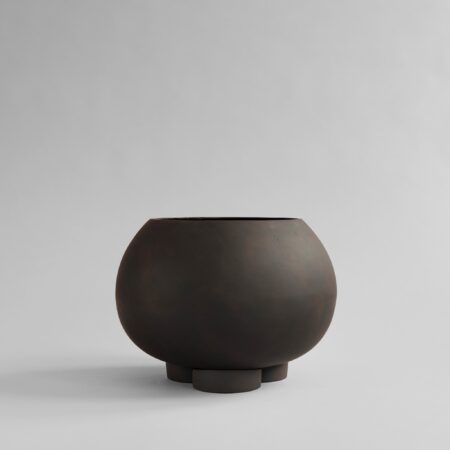 101 CPH Urchin Plant Pot, Medio - Coffee
