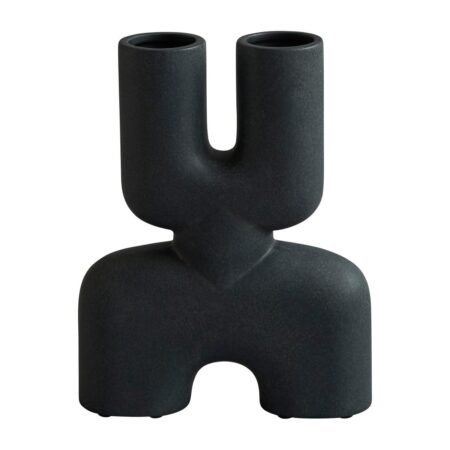 101 Copenhagen Cobra Double Mini vase 22x28 cm Sort