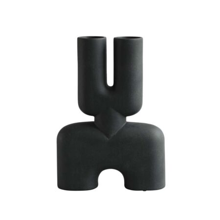 101 Copenhagen - Cobra Double Vase Medio Sort