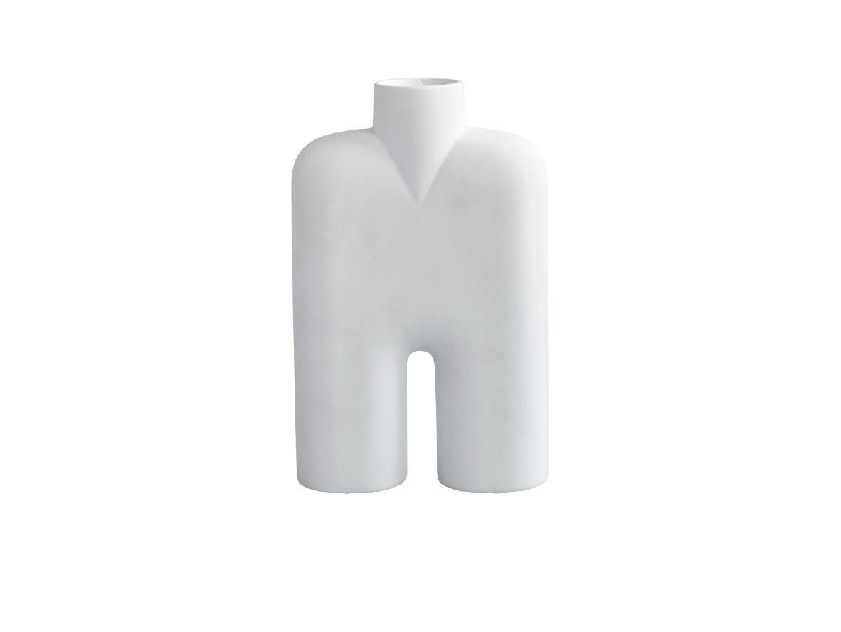 101 Copenhagen - Cobra Tall Vase Medio Bone Hvid 101 Copenhagen - Cobra Tall Vase Medio Bone Hvid