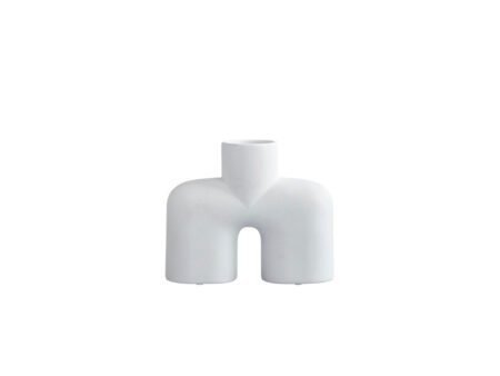 101 Copenhagen - Cobra Uno Vase Medio Bone Hvid