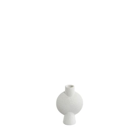 101 Copenhagen Sphere Vase Bubl Mini H: 19 cm - Bubble White UDSTILLINGSMODEL OUTLET