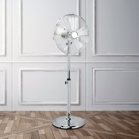 16" Chrome Pedestal Fan Chrome