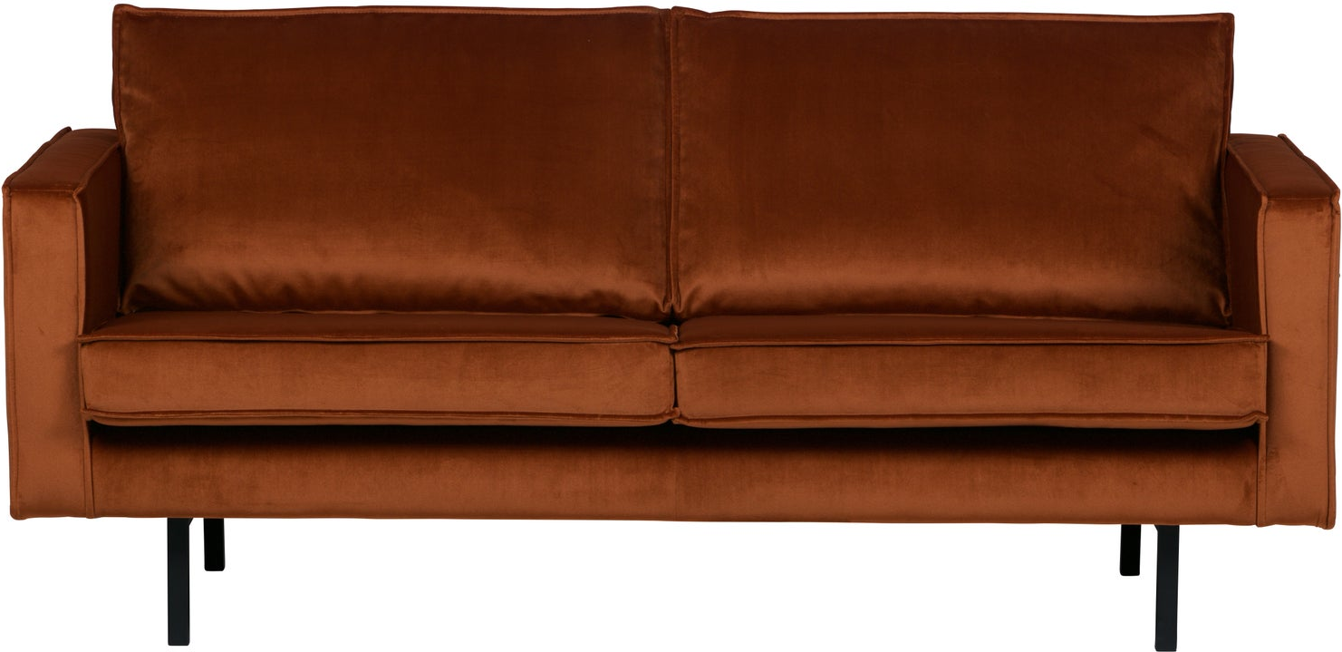 2,5-personers sofa WOOOD Rodeo rust Jarra fløjl/velour 190 cm, højben 2,5-personers sofa WOOOD Rodeo rust Jarra fløjl/velour 190 cm, højben