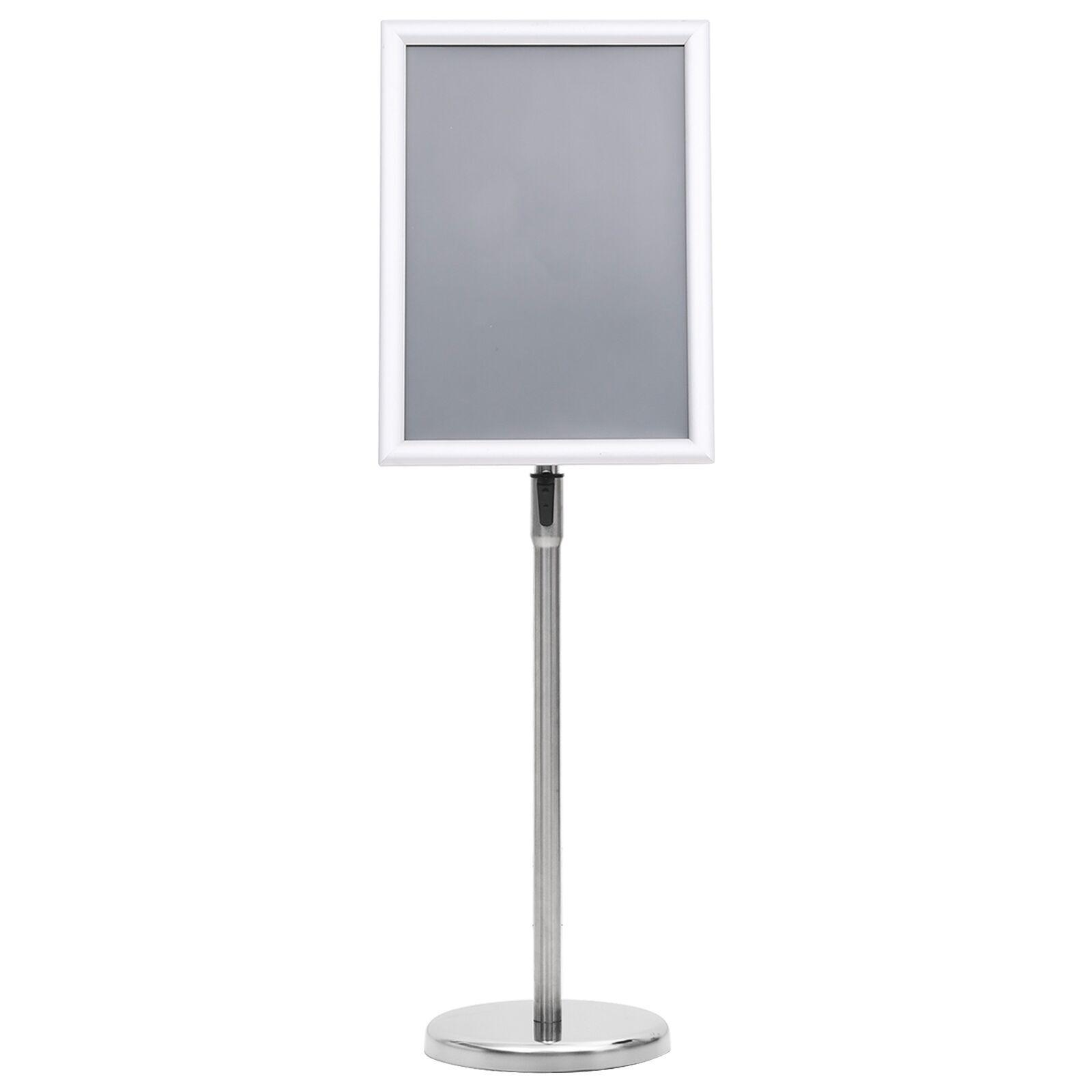 A3 Pedestal Plakatstande 2 stk Sølv Aluminium A3 Pedestal Plakatstande 2 stk Sølv Aluminium