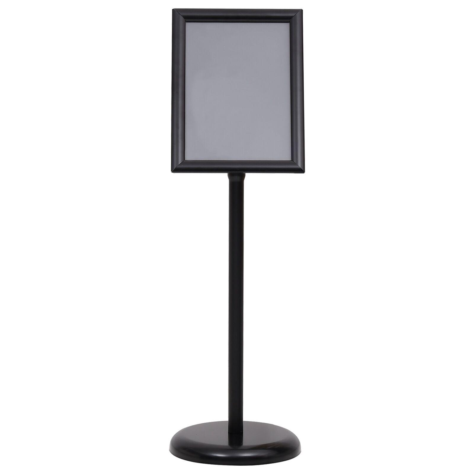 A4 Pedestal Plakatstands 2 stk Sort Aluminium Legering A4 Pedestal Plakatstands 2 stk Sort Aluminium Legering
