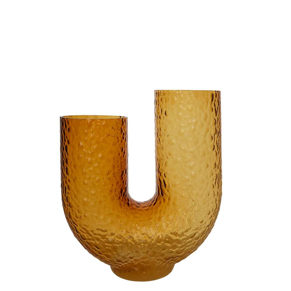 AYTM - Arura High Glass Vase Amber AYTM - Arura High Glass Vase Amber