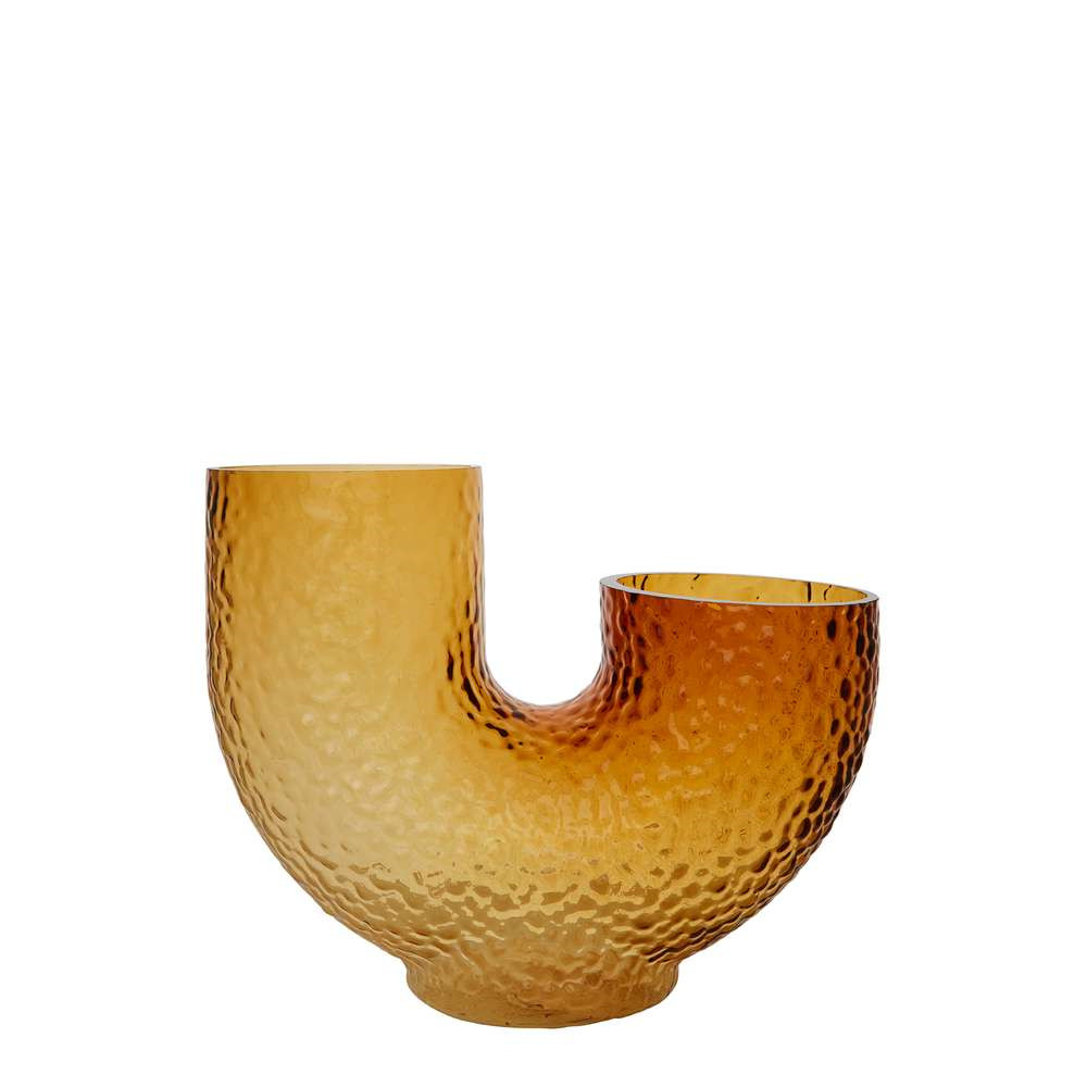 AYTM - Arura Medium Glass Vase Amber AYTM - Arura Medium Glass Vase Amber