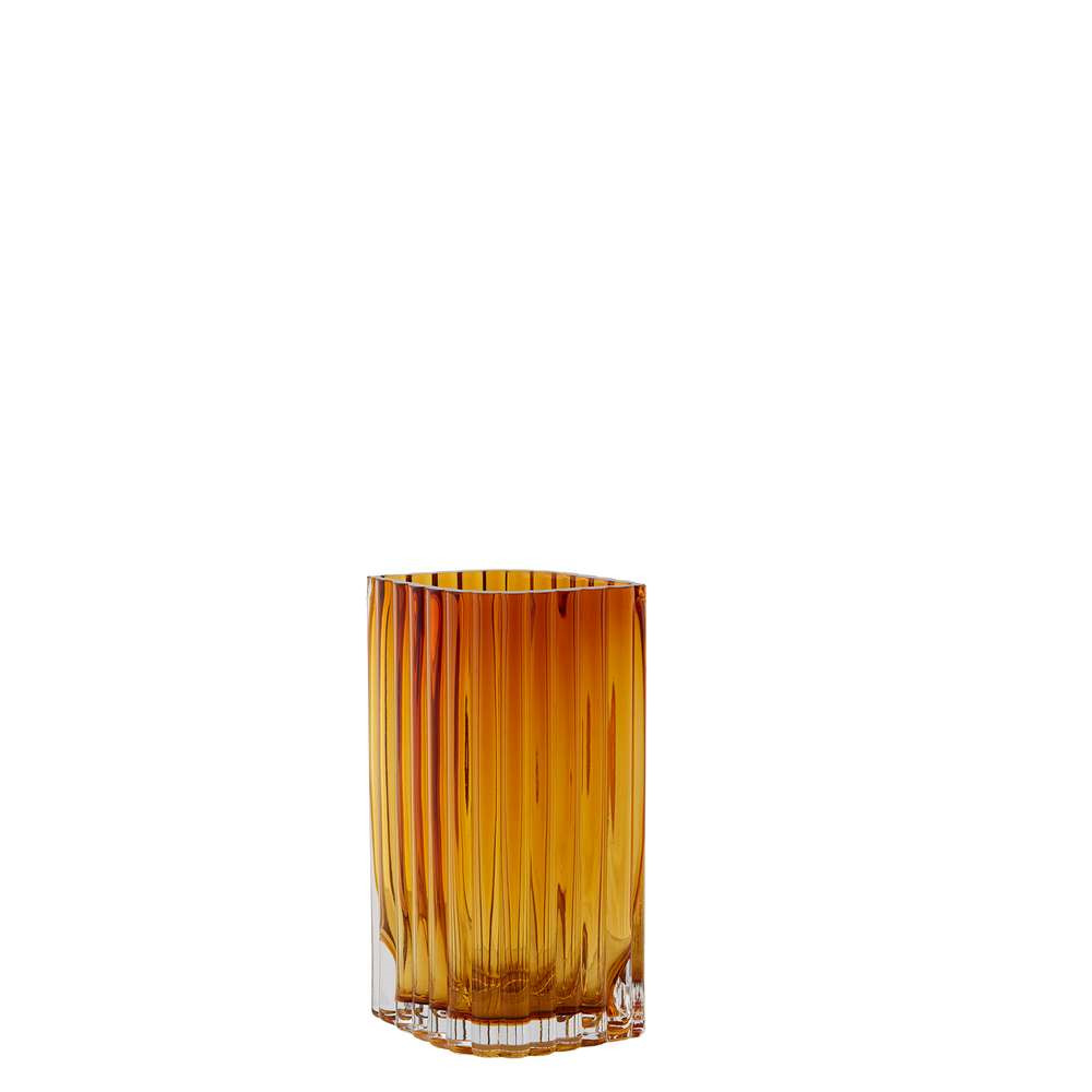 AYTM - Folium Vase H20 Amber AYTM - Folium Vase H20 Amber