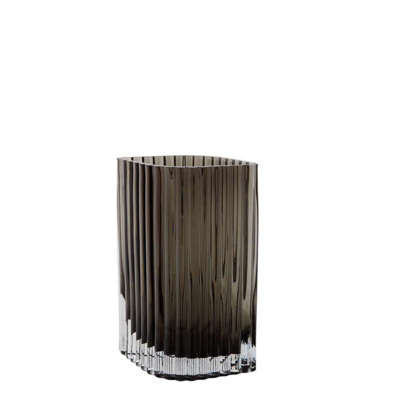 AYTM - Folium Vase H25 Black AYTM - Folium Vase H25 Black