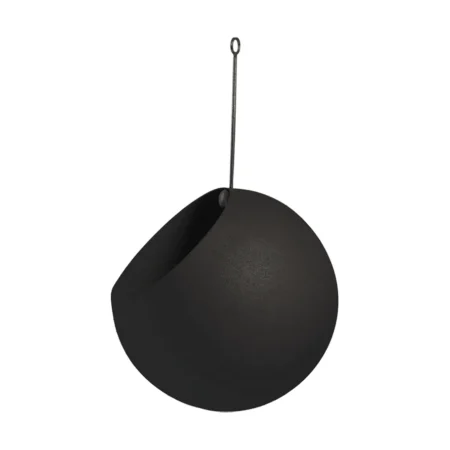 AYTM GLOBE hængende krukke Ø17 cm h28 cm Black