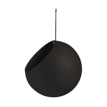 AYTM GLOBE hængende krukke Ø21 cm h32 cm Black