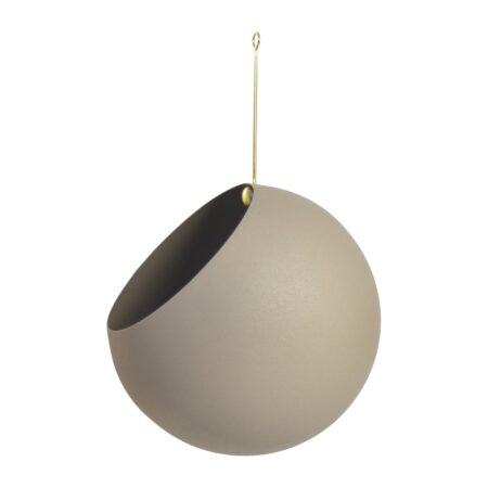 AYTM GLOBE hængende krukke Ø21 cm h32 cm Taupe