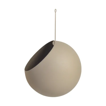 AYTM GLOBE hængende krukke Ø21 cm h32 cm Taupe