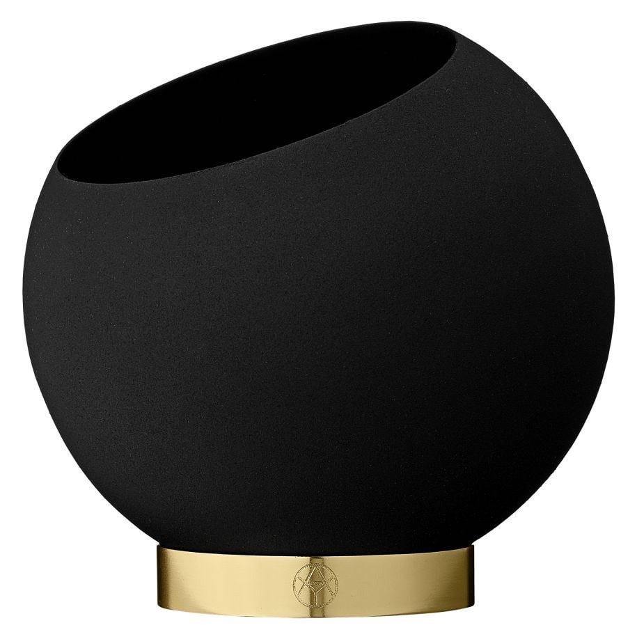 AYTM Globe Blomsterkrukke Ø: 17 cm - Sort AYTM Globe Blomsterkrukke Ø: 17 cm - Sort