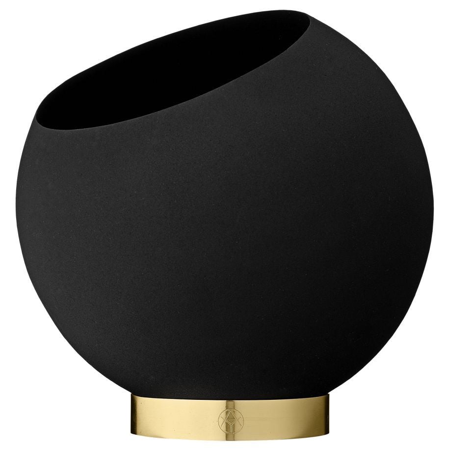 AYTM Globe Blomsterkrukke Ø: 21 cm - Sort AYTM Globe Blomsterkrukke Ø: 21 cm - Sort