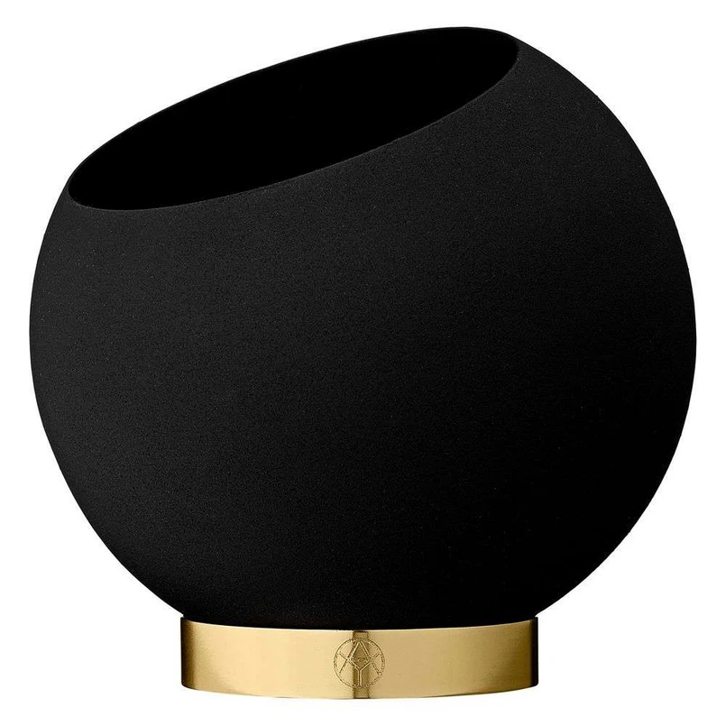 AYTM - Globe Blomsterskjuler Ø17xH15,4 Black/Gold AYTM - Globe Blomsterskjuler Ø17xH15,4 Black/Gold