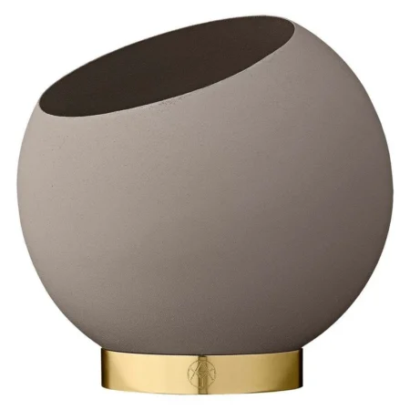 AYTM - Globe Blomsterskjuler Ø17xH15,4 Taupe/Gold