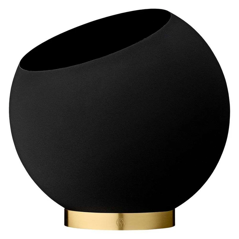 AYTM - Globe Blomsterskjuler Ø30xH26,6 Black/Gold AYTM - Globe Blomsterskjuler Ø30xH26,6 Black/Gold