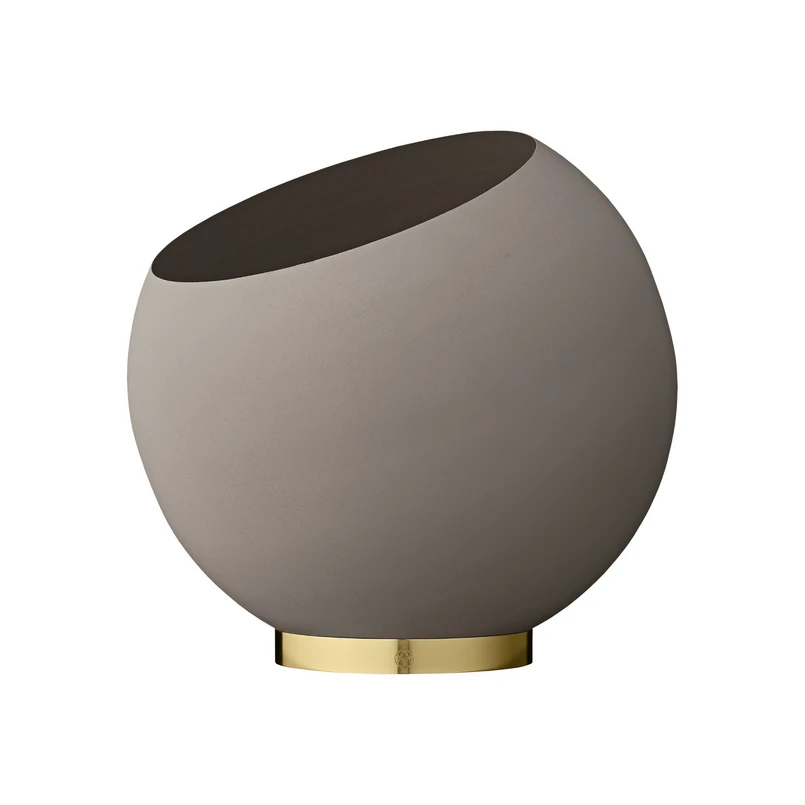 AYTM - Globe Blomsterskjuler Ø37xH32,3 Taupe/Gold AYTM - Globe Blomsterskjuler Ø37xH32,3 Taupe/Gold