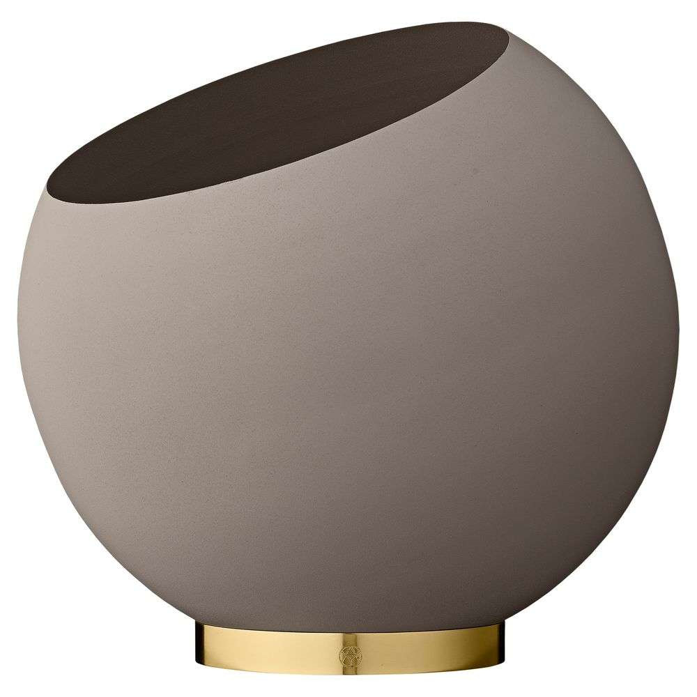 AYTM - Globe Blomsterskjuler Ø37xH32,3 Taupe/Gold AYTM - Globe Blomsterskjuler Ø37xH32,3 Taupe/Gold
