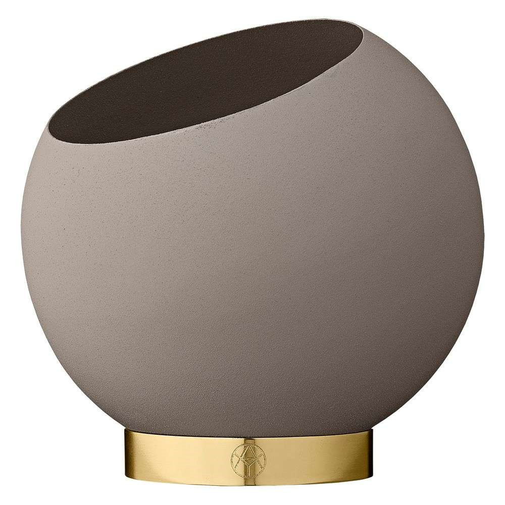 AYTM - Globe Flower Pot Ø17 Taupe AYTM - Globe Flower Pot Ø17 Taupe