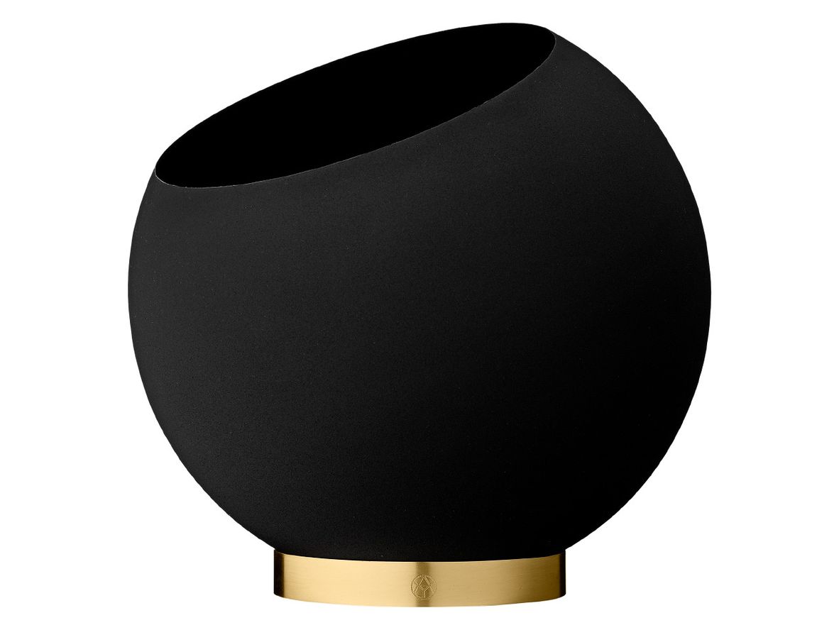 AYTM - Globe Flowerpot - Urtepotte - Black M - Ø30 x H26,6 cm AYTM - Globe Flowerpot - Urtepotte - Black M - Ø30 x H26,6 cm