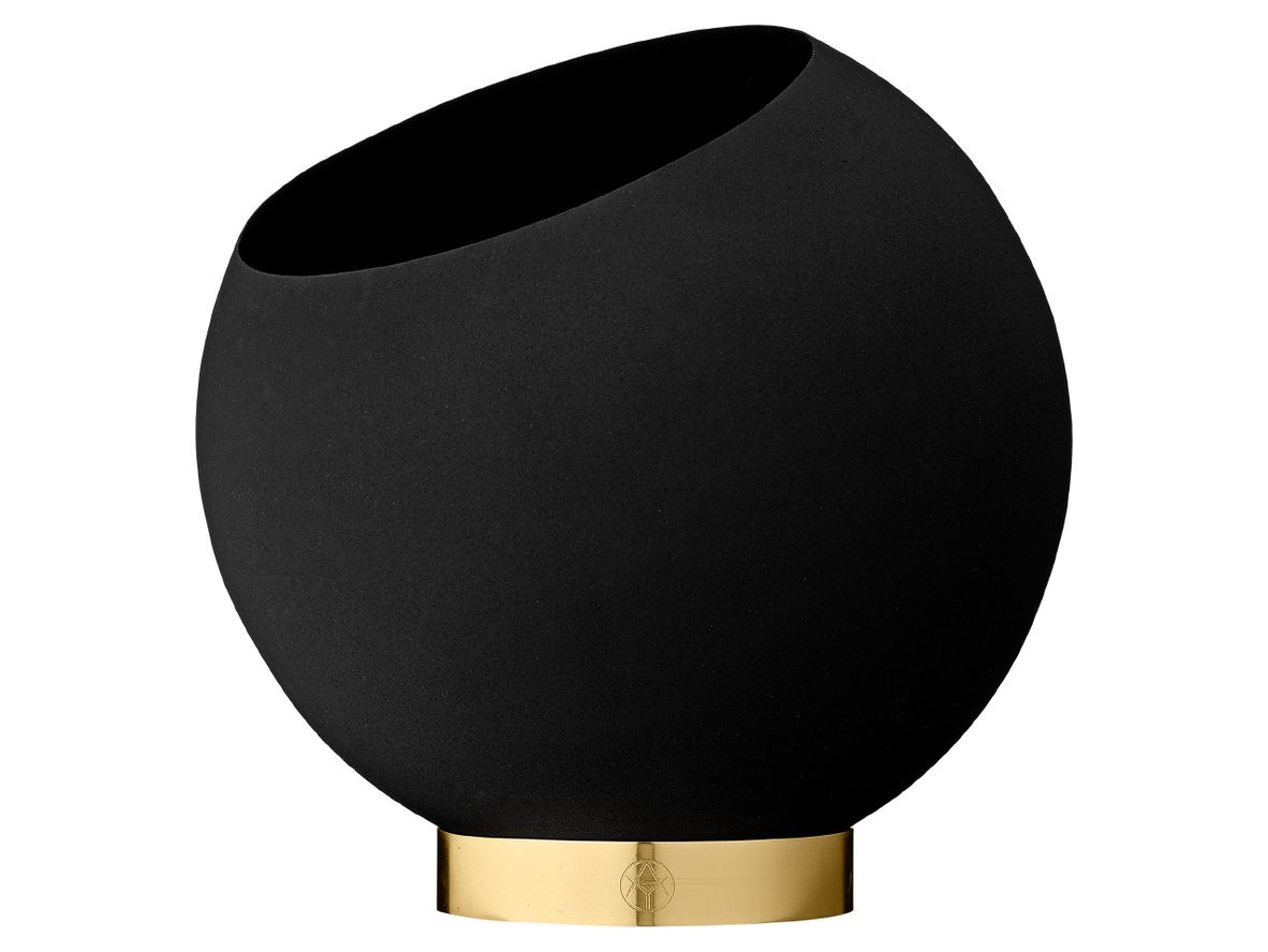 AYTM - Globe Flowerpot - Urtepotte - Black S - Ø21 x H18,8 cm AYTM - Globe Flowerpot - Urtepotte - Black S - Ø21 x H18,8 cm
