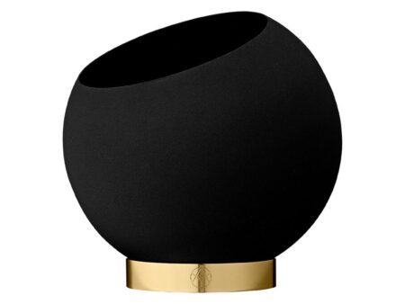 AYTM - Globe Flowerpot - Urtepotte - Black XS - Ø17 x H15,4 cm