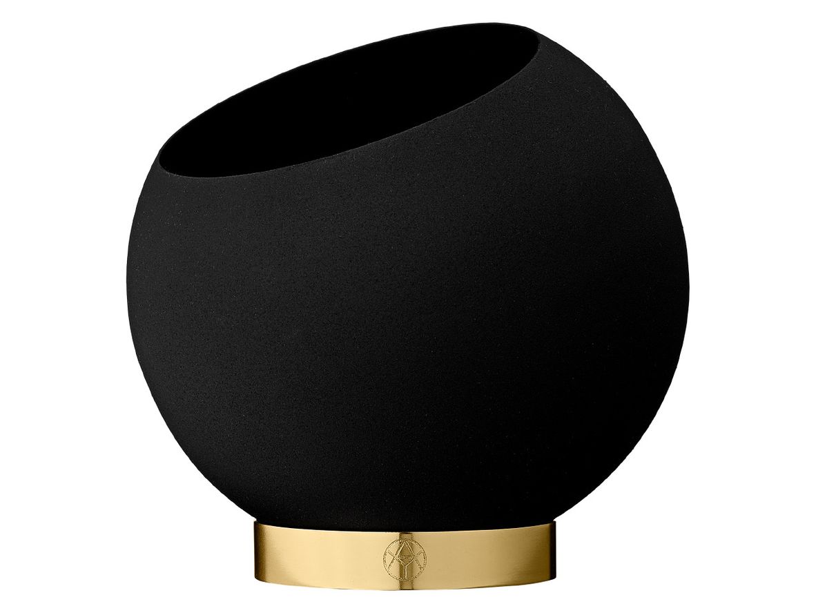 AYTM - Globe Flowerpot - Urtepotte - Black XS - Ø17 x H15,4 cm AYTM - Globe Flowerpot - Urtepotte - Black XS - Ø17 x H15,4 cm