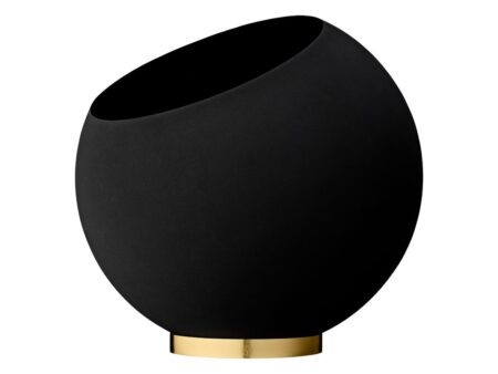 AYTM - Globe Flowerpot - Urtepotte - Black XXL - Ø60 x H50 cm