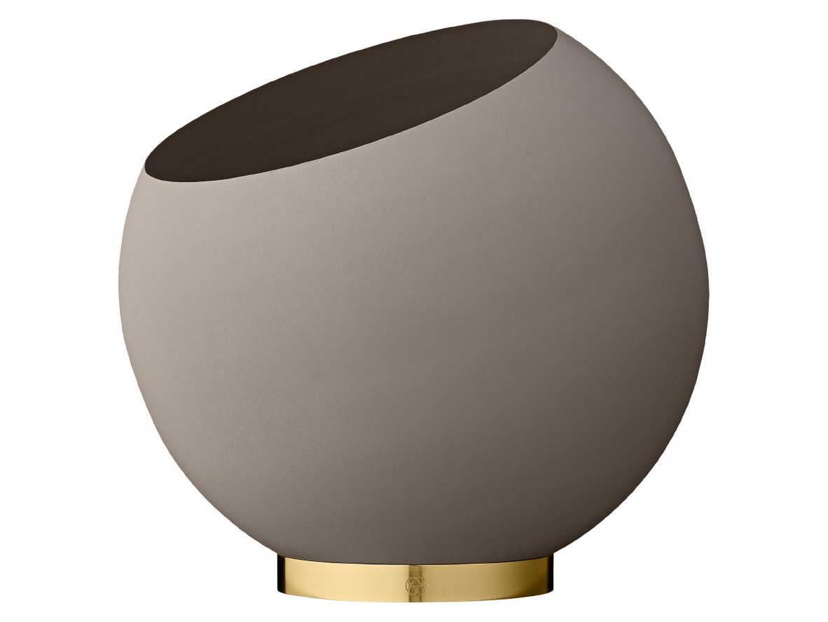 AYTM - Globe Flowerpot - Urtepotte - Taupe L - Ø37 x H32,3 cm AYTM - Globe Flowerpot - Urtepotte - Taupe L - Ø37 x H32,3 cm