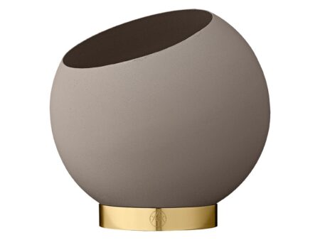 AYTM - Globe Flowerpot - Urtepotte - Taupe XS - Ø17 x H15,4 cm