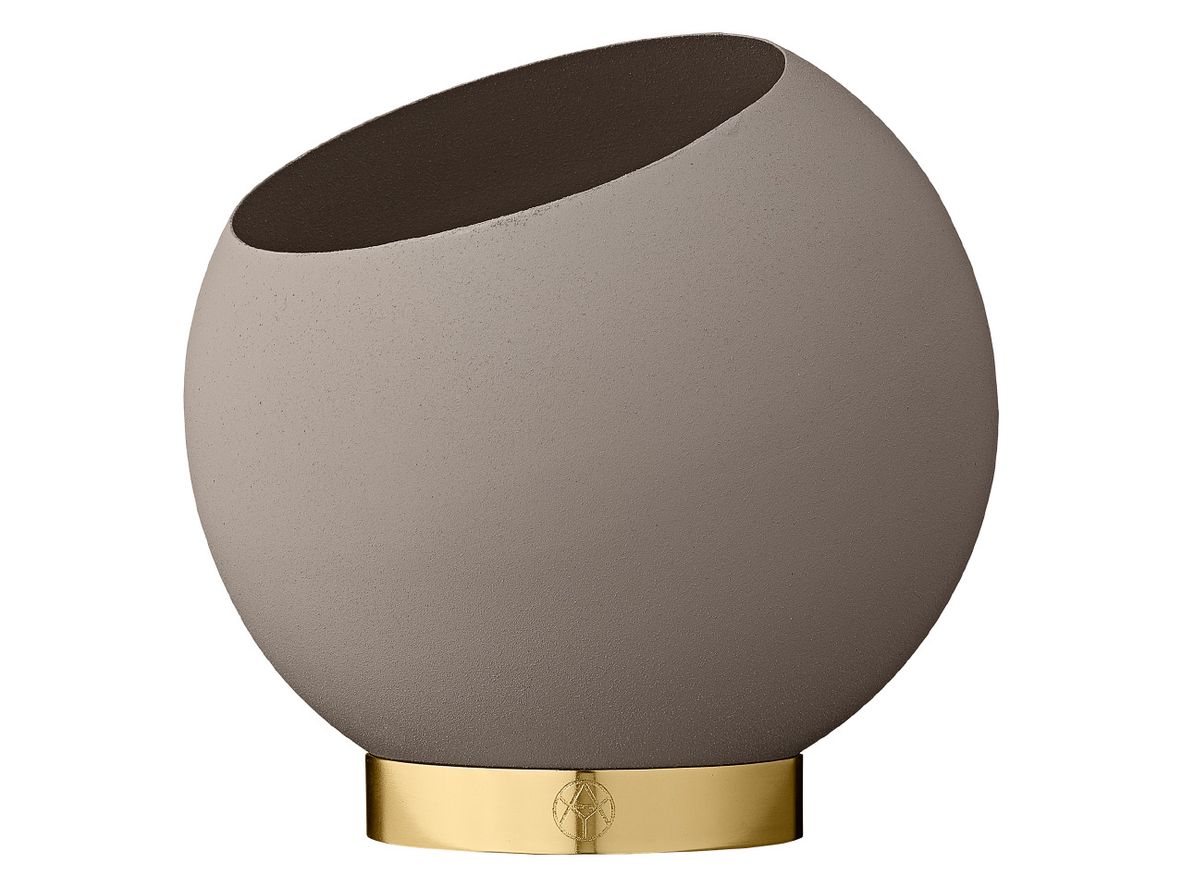 AYTM - Globe Flowerpot - Urtepotte - Taupe XS - Ø17 x H15,4 cm AYTM - Globe Flowerpot - Urtepotte - Taupe XS - Ø17 x H15,4 cm