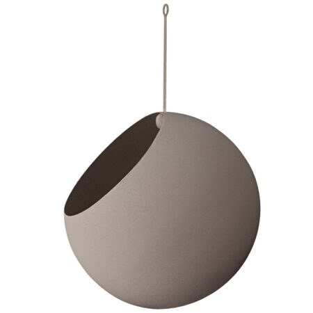 AYTM Globe Hængende Blomsterkrukke Ø: 17 cm - Taupe