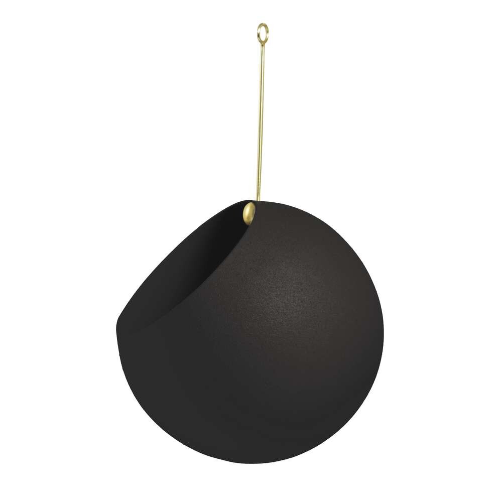 AYTM - Globe Hanging Flowerpot Ø17 Black AYTM - Globe Hanging Flowerpot Ø17 Black