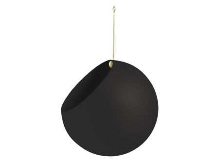 AYTM - Globe Hangning Flowerpot - Krukke - Black Large - Ø21 x H32 cm