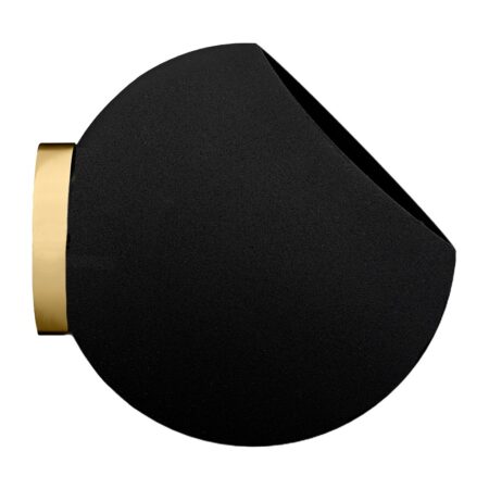 AYTM Globe urtepotte væg Ø17 cm Black