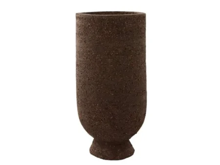 AYTM, TERRA blomsterpotte/vase, Java brown,Ø13xH27 cm