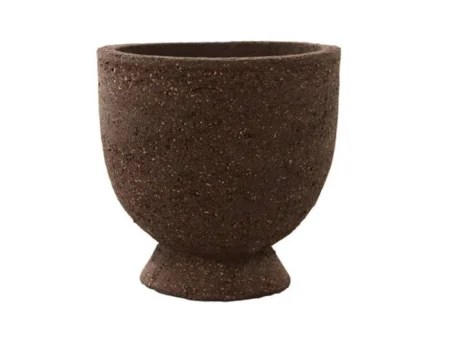 AYTM, TERRA blomsterpotte/vase, Java brown,Ø15xH15 cm