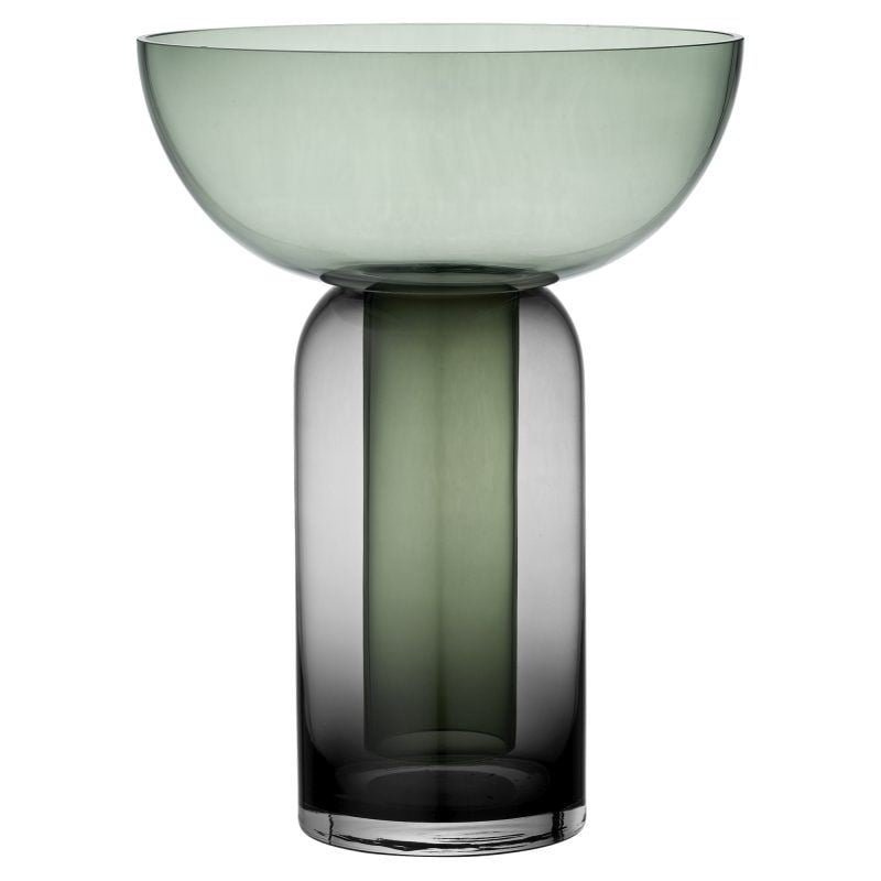 AYTM TORUS Vase H: 33 cm - Black/Forest AYTM TORUS Vase H: 33 cm - Black/Forest
